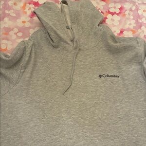 Columbia Heather Gray Pullover Hoodie